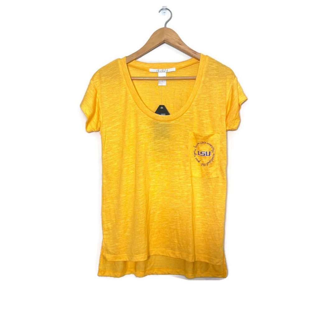 LSU Louisianna State University High Low Pocket Tshirt Women’s Size Small